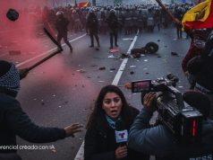 Equipo de Teleamazonas fue agredido durante cobertura de protestas en Quito