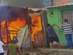 Tres familias perdieron sus hogares durante un incendio