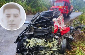 Fatal choque en la vía El Empalme – Pichincha