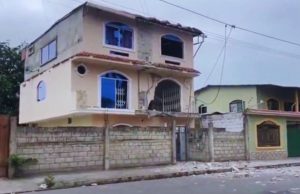 Ataque con explosivos en Machala dejó graves daños