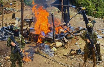 Fuerzas Armadas ejecutan operativo contra minería ilegal en Urcuquí