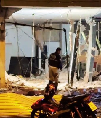 Atentado con bomba sacude la noche en Machala