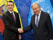 Noboa aborda seguridad, inversión y comercio durante agenda de alto nivel en Nueva York